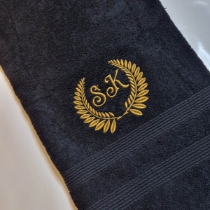 Personalised Towel Anniversary Towels Luxury Gift Towels Hand Towels Bath Towels