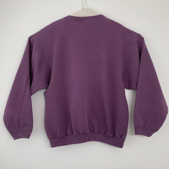 Vintage Adore 1994 North Dakota Purple Crewneck P… - image 4