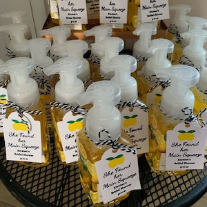 Bridal Shower Lemon Soap Gift Tags set of 10 - Etsy