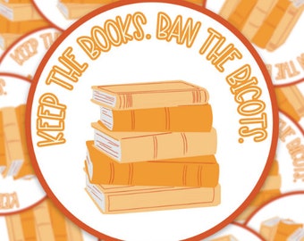 Keep the Books Sticker