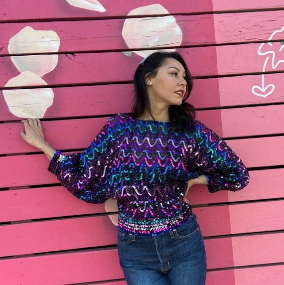 Sequin Disco Blouse