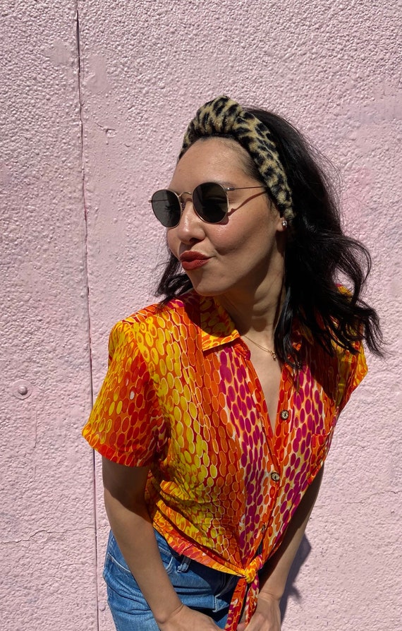 Ultimate Y2K Bright Colored Blouse