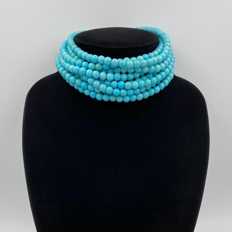 Becky Necklace Turquoise main image 1