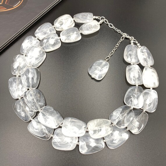 huge selection &amp; free shipping Chunky multistrand white