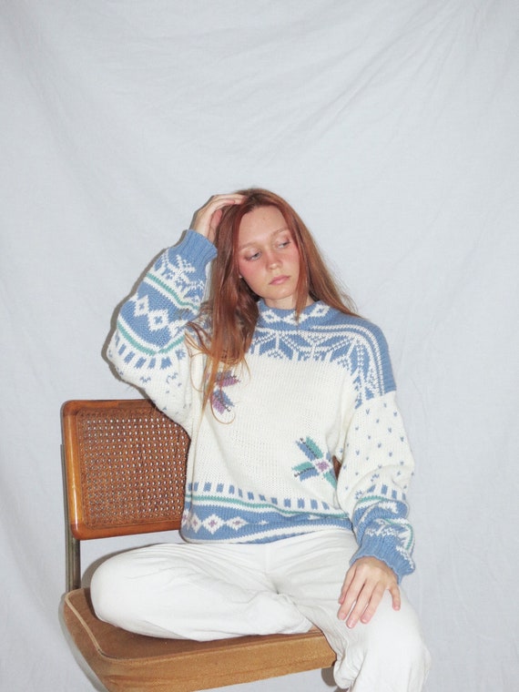 80s knit sweater