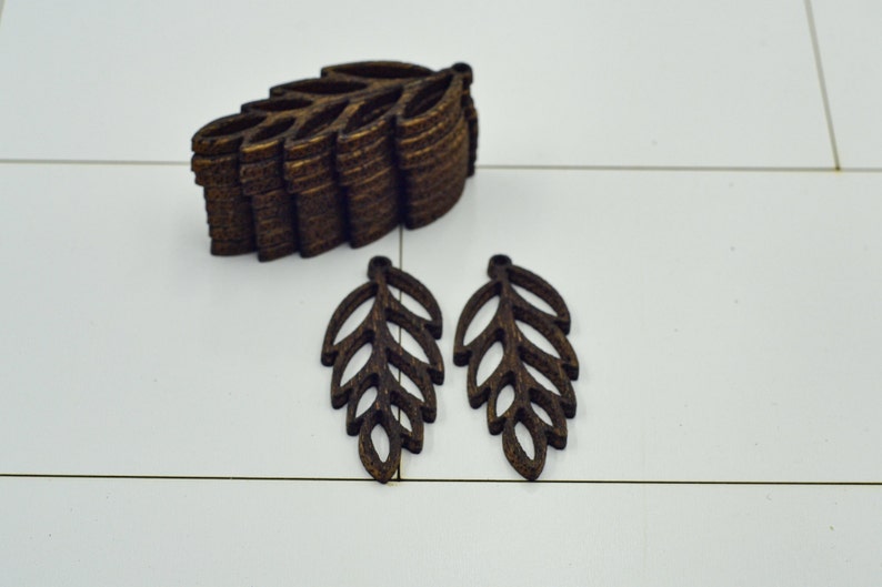Bulk Wood Earring Blanks Cutout Leaf Wholesale Earring Etsy