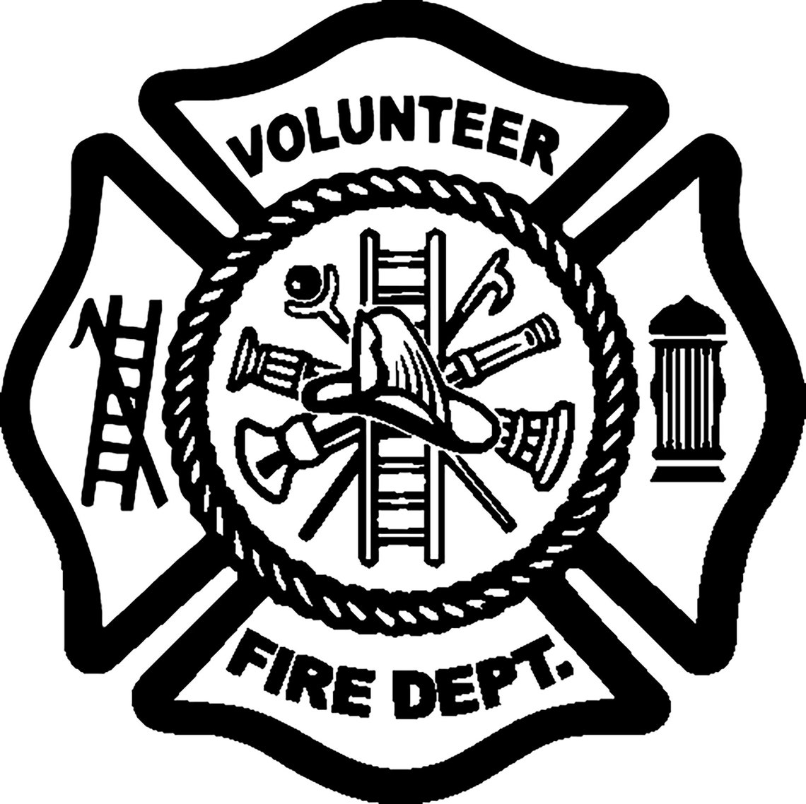 Volunteer Fire Department Logos Vector File | Etsy