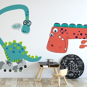 Dinosaurussen / Muurstickers / Stickers / Zelfklevend / Milieuvriendelijk