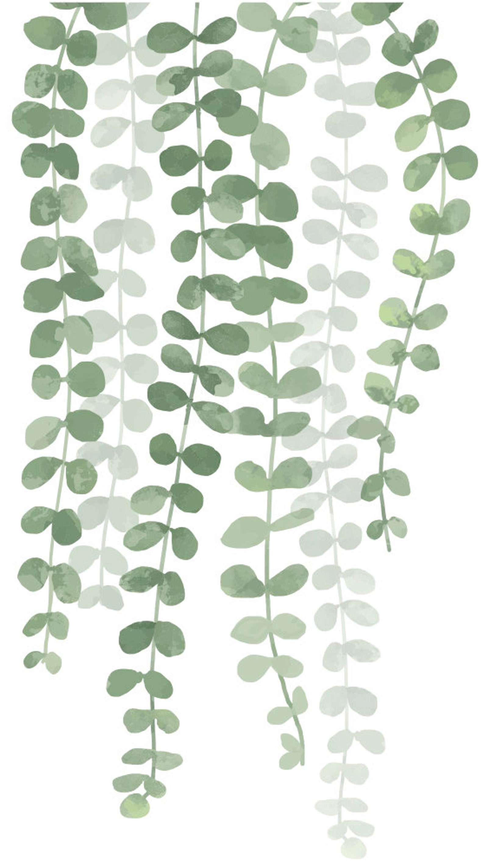 Jungle / Leaves / Wall Stickers / Decals / Selfadhesive / Etsy