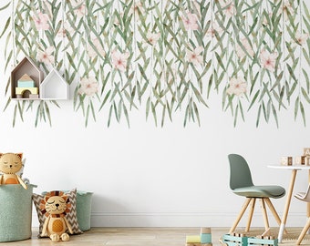 Flower / Bunch / Bouquet / Leaves / Wall stickers / Decals / Self-adhesive / Eco-Friendly