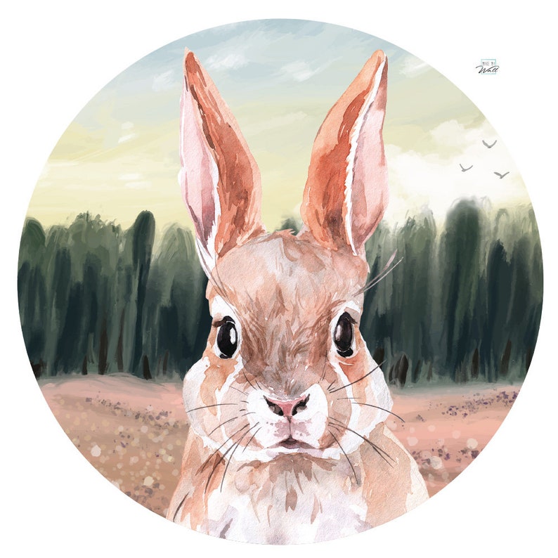 Rabbit / Hare / Forest / Animal / Decals / Self-adhesive / Eco-Friendly image 2