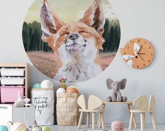 Fox / Forest / Animal / Decals / Self-adhesive / Eco-Friendly