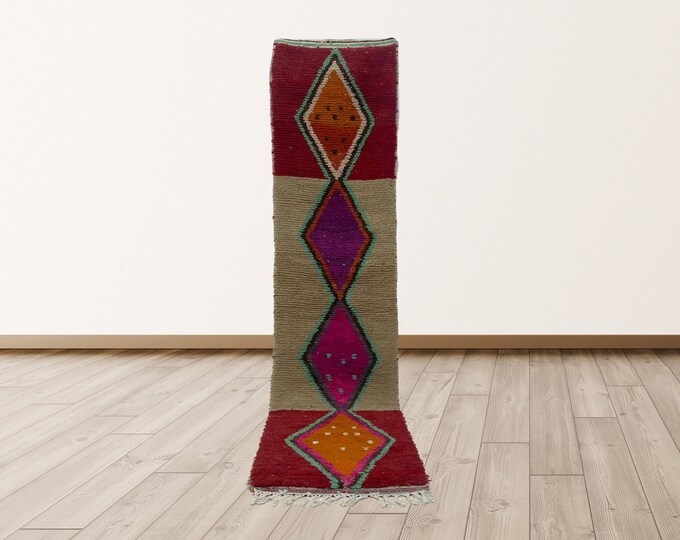 Moroccan Custom Runner Rug: Handmade Unique Home Decor.