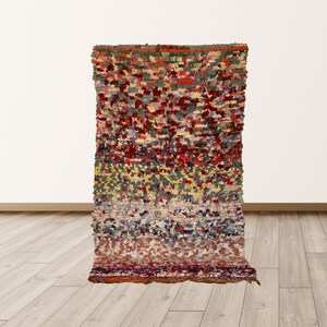 4x8 Moroccan colorful vintage rug !