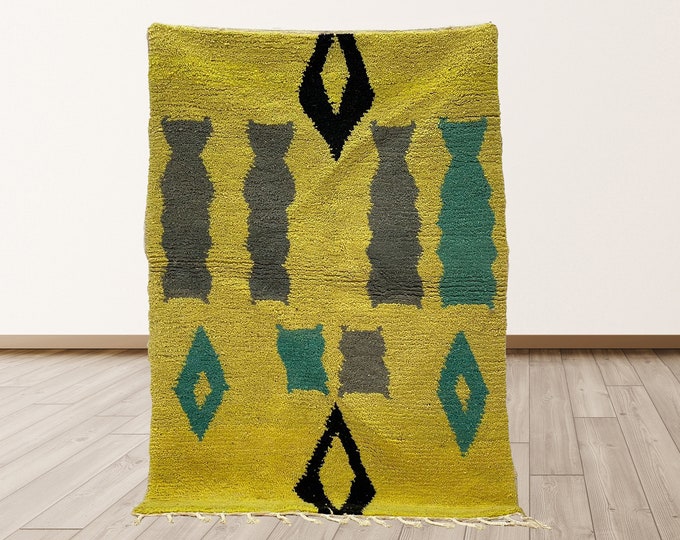 Moroccan Unique Custom Area Rug: Handmade Home Decor.