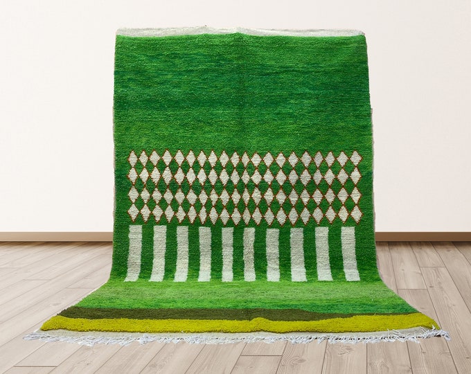 Moroccan Custom Wool Rug: Personalized Handmade Rug.