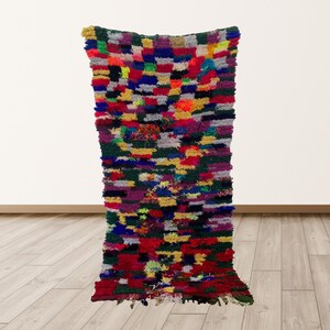 Runner Rug Berber, 3x6 ft Moroccan Vintage Rug.