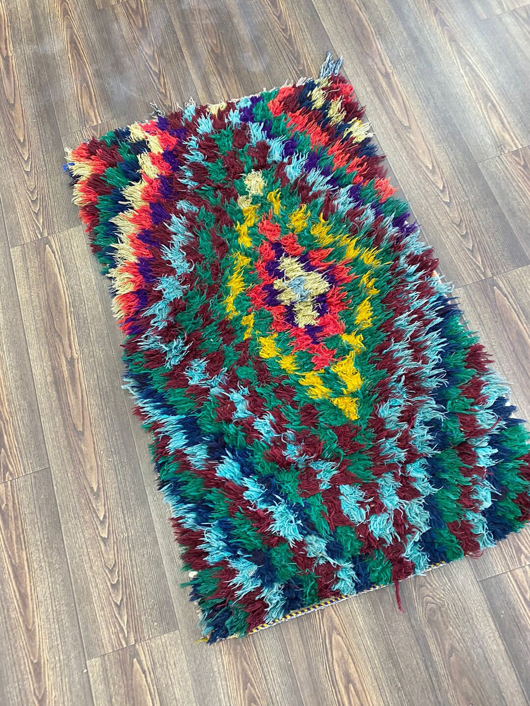 Small Arabic Rug 2.5x4.1 Feet Rugs Small Tribal Morocco Azilal, Morrocan Berber Vintage ...