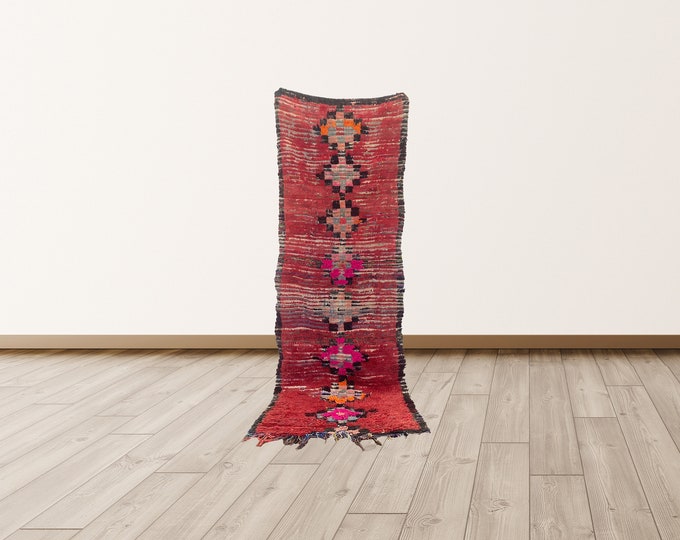 2.4x7 ft Renner Rugs, For Bedroom, berber Vintage Rug.