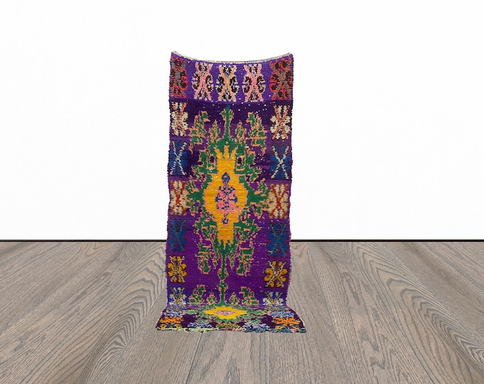 3x11 vintage kitchen runner rug: Moroccan unique entryway used runners rugs. perfect for home decor