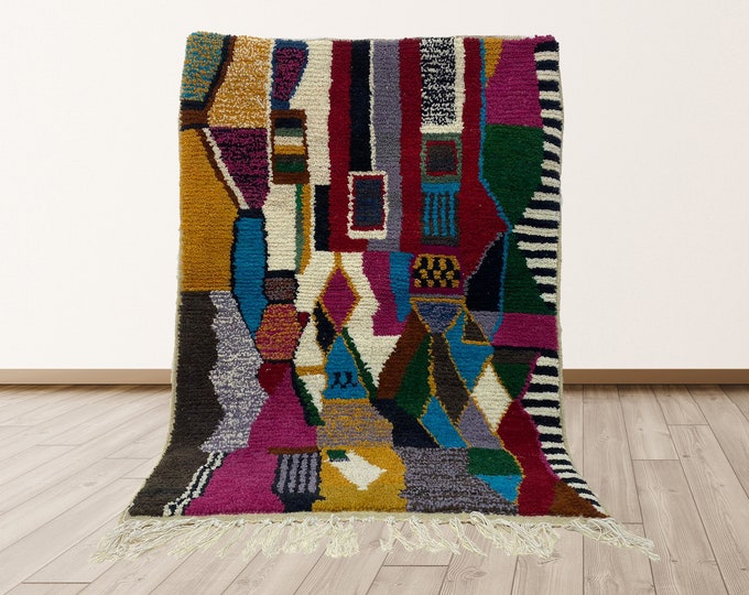 Moroccan Personalized Area Rug, Custom Unique Design.