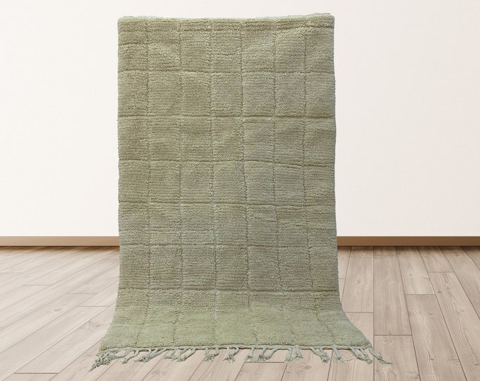 Moroccan Wool Area Rug: Handmade Custom Boho Decor.