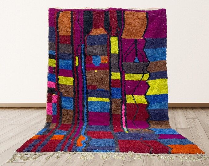 Personalized Moroccan Handmade Area Rug.