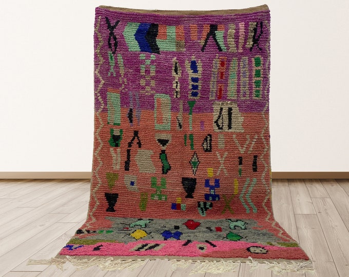 Moroccan Handmade Area Rug: Unique Custom Home Decor.