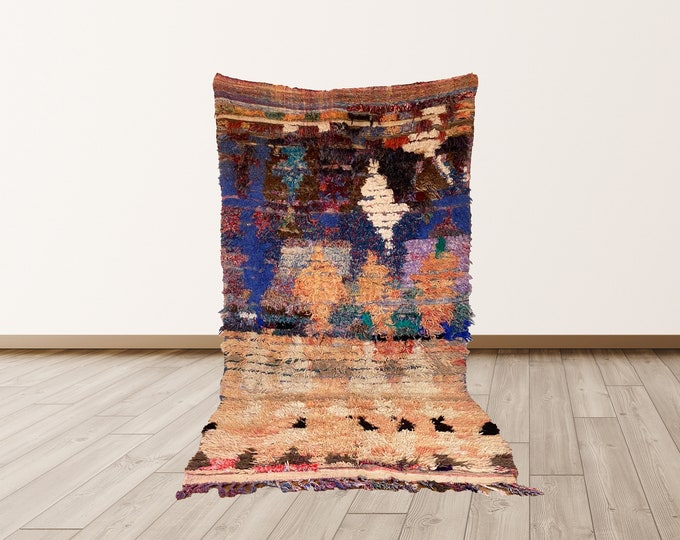 5x11 ft Moroccan large tribal area rug!