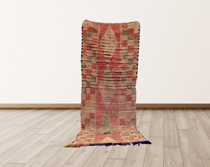 3x4 ft Small Vintage Berber Rug Berber, Moroccan Vintage Rug.