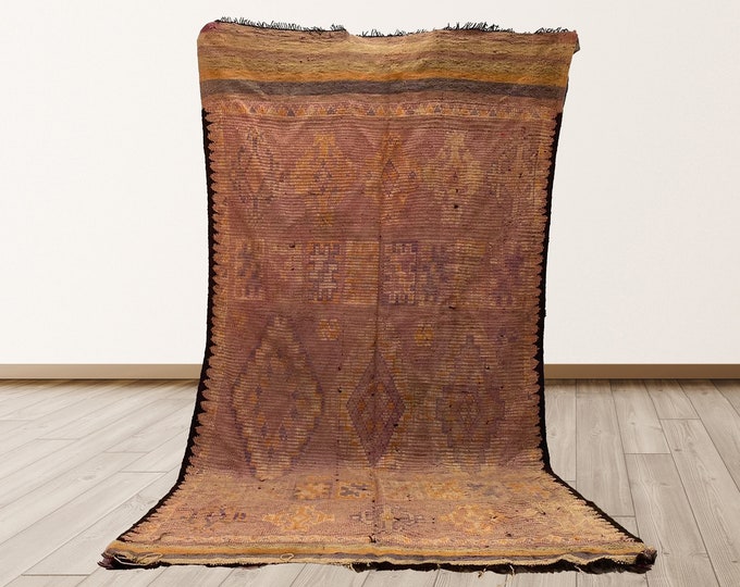 11x5 large Rug, Moroccan Vintage Berber boho rugs.