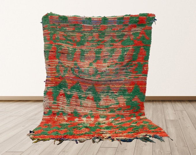 3x5 ft Morrocan Tribal  Berber Vintage Rug.