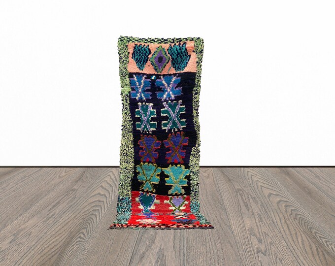Entryway runner rug, 3x9 feet kitchen runner rug, vintage runner rug, tribal runner rug.