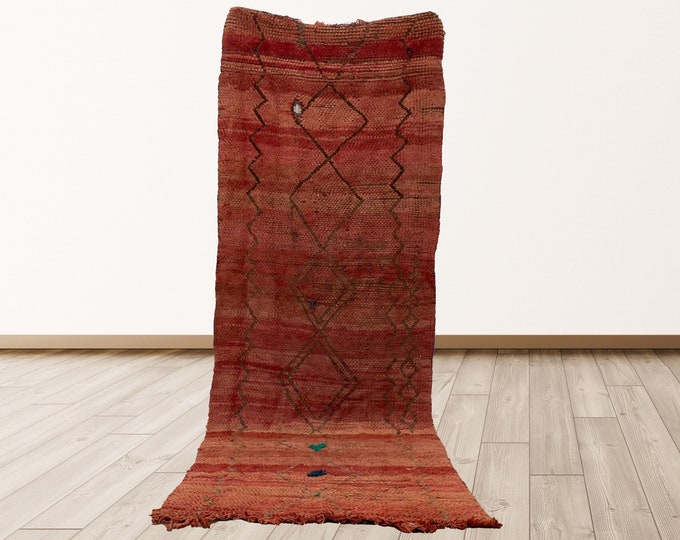 3x10 Moroccan Berber runner rug, Vintage runners rugs.