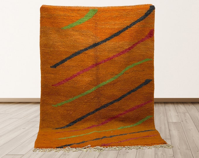 Personalized Moroccan Area Rug: Handmade Berber Home Decor.