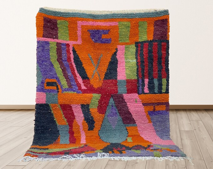 Moroccan Wool Custom Area Rug: Personalized Home Decor.