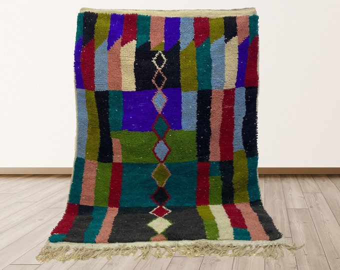 Moroccan Custom Area Rug: Handmade Berber Rug