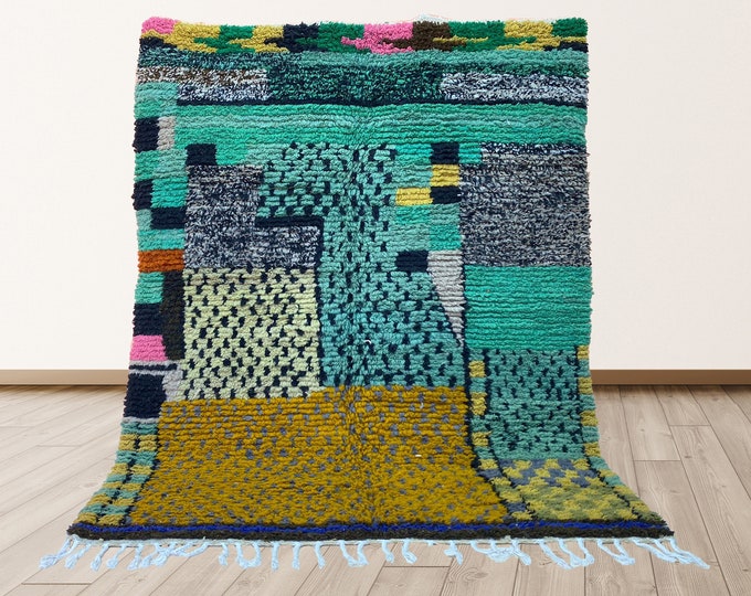Custom Moroccan Area Rug: Handwoven Stylish design.