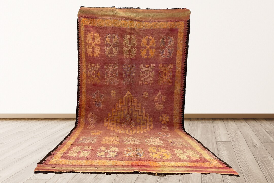 6x12 Rug Extra-large Vintage Moroccan Berber Rug: 6x12 Wool Woven Rug - Etsy