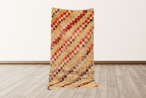 3x2m Teppich Berber Teppich, Marokkanischer Vintage Teppich