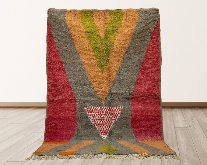 Personalized Moroccan Wool Rug: Custom Handmade Area Rug.