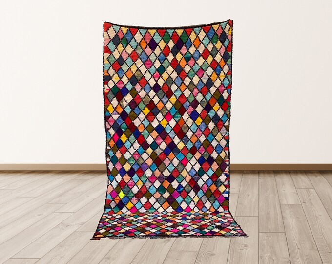 4x8 ft Moroccan vintage berber rug!