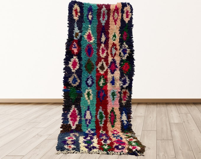 Moroccan vintage rugs, 3x10 feet Moroccan Vintage Berber rugs.