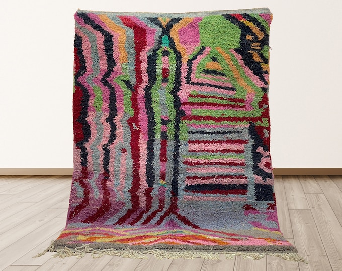 Moroccan Custom Wool Area Rug: Personalized Unique Home Decor.
