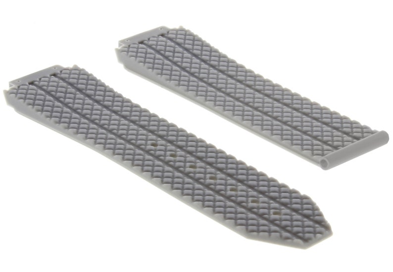 Replacement 24mm Rubber Band Strap For Hublot 44-45 H Big Bang 2 Screw Grey 6H