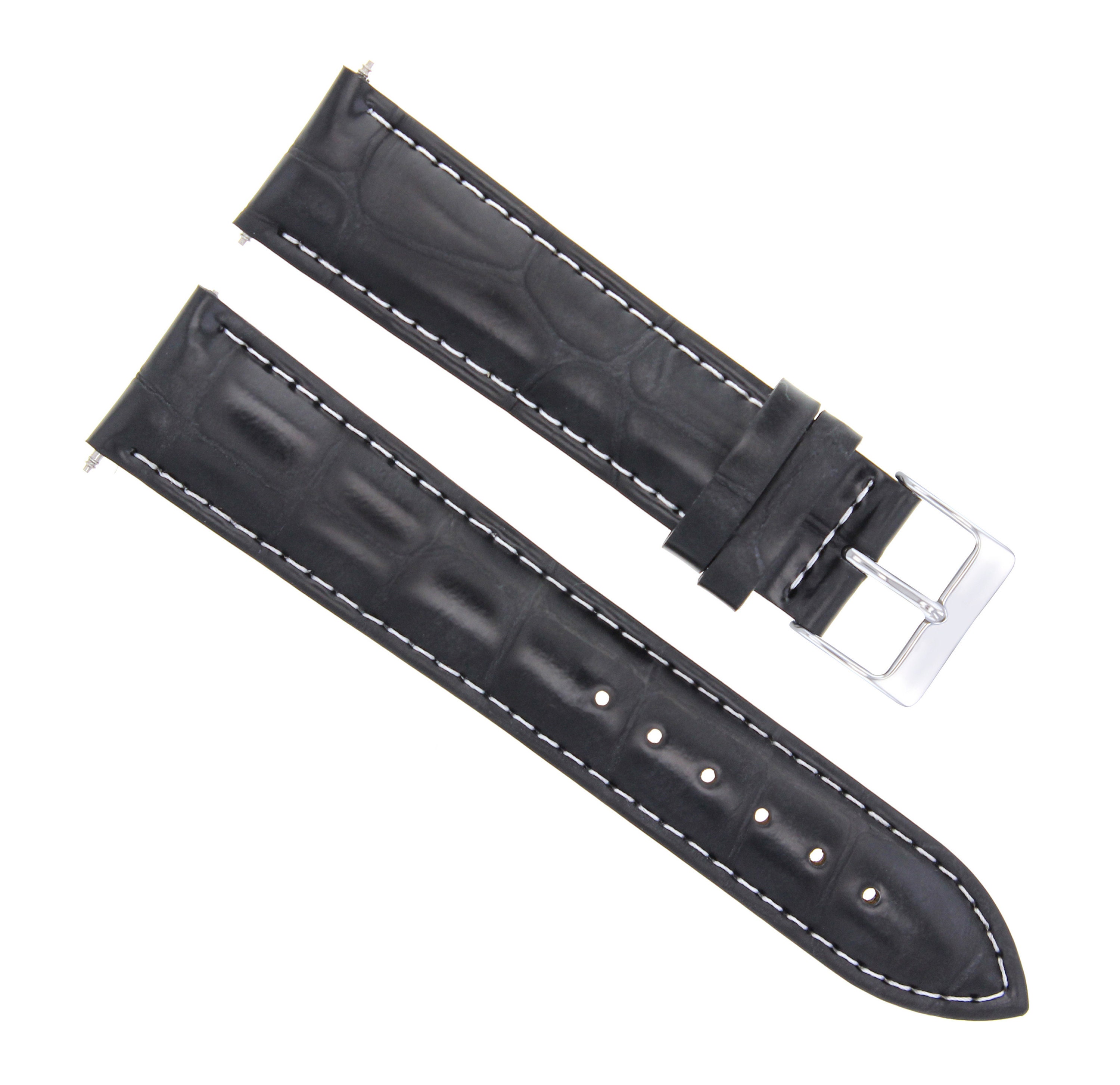 seiko 5 black leather strap