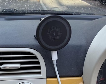 Fiat / Abarth 500 - Wireless Phone Holder Charger 68R Mount - Aluminium Head