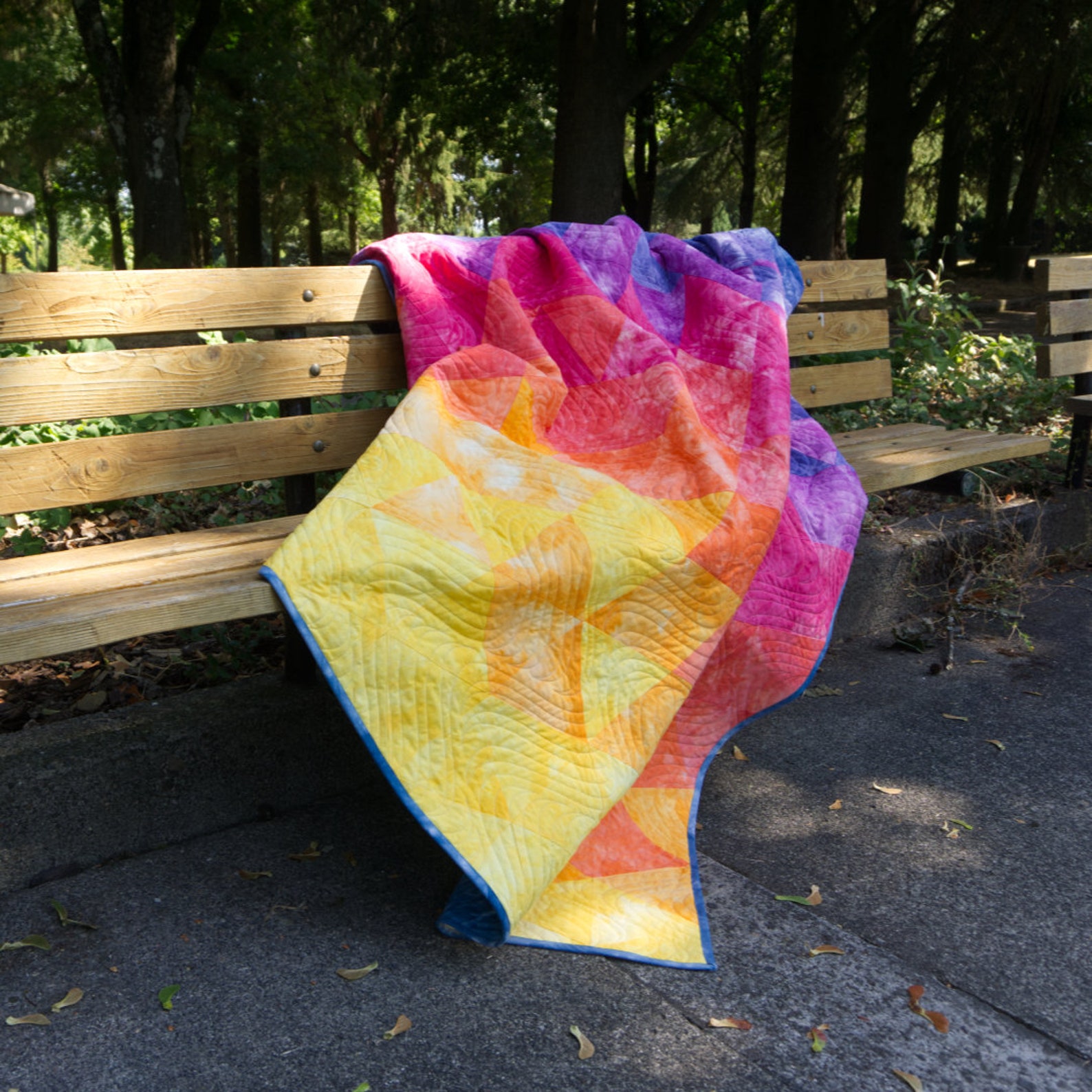 Dazzling Dream Dye Quilt PDF Pattern Etsy