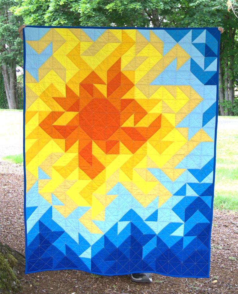 Summer Brilliance PDF Quilt Pattern image 1