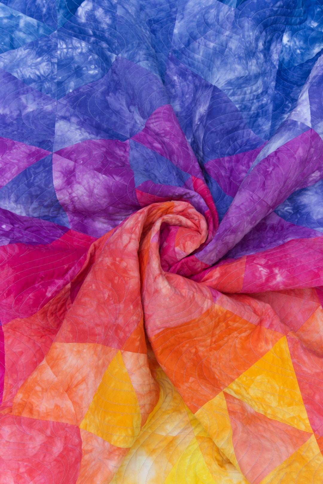 Dazzling Dream Dye Quilt PDF Pattern Etsy